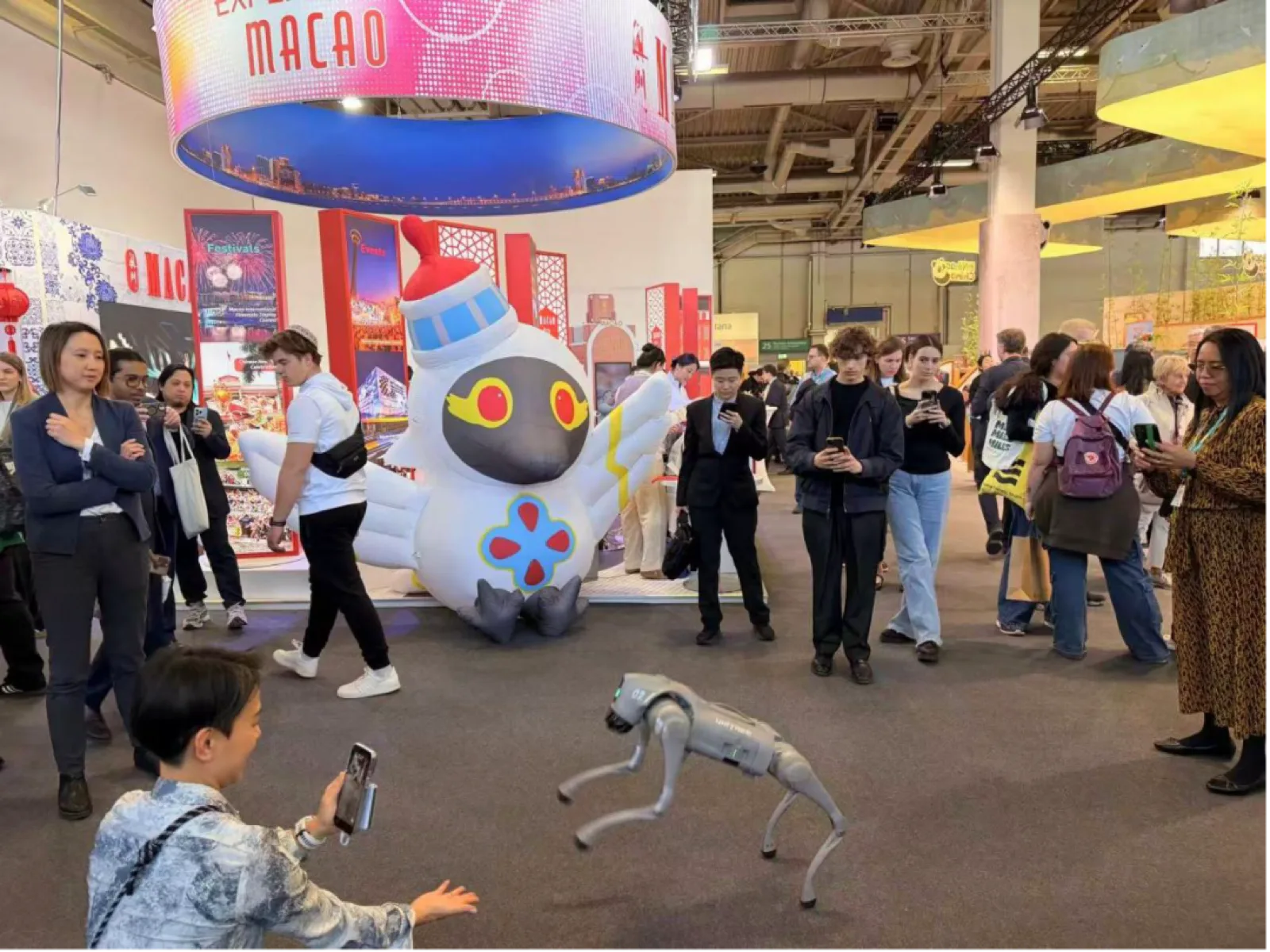 Technology highlight at the exhibition area